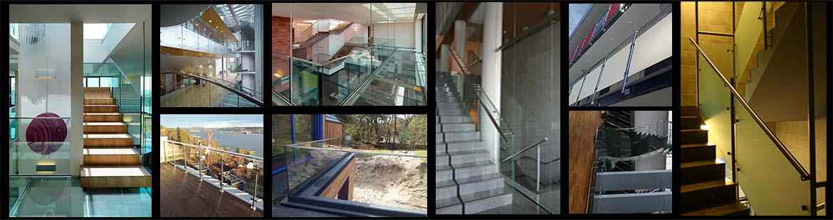 Glass balustrades
