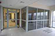 Glass skillevegger i aluminium system